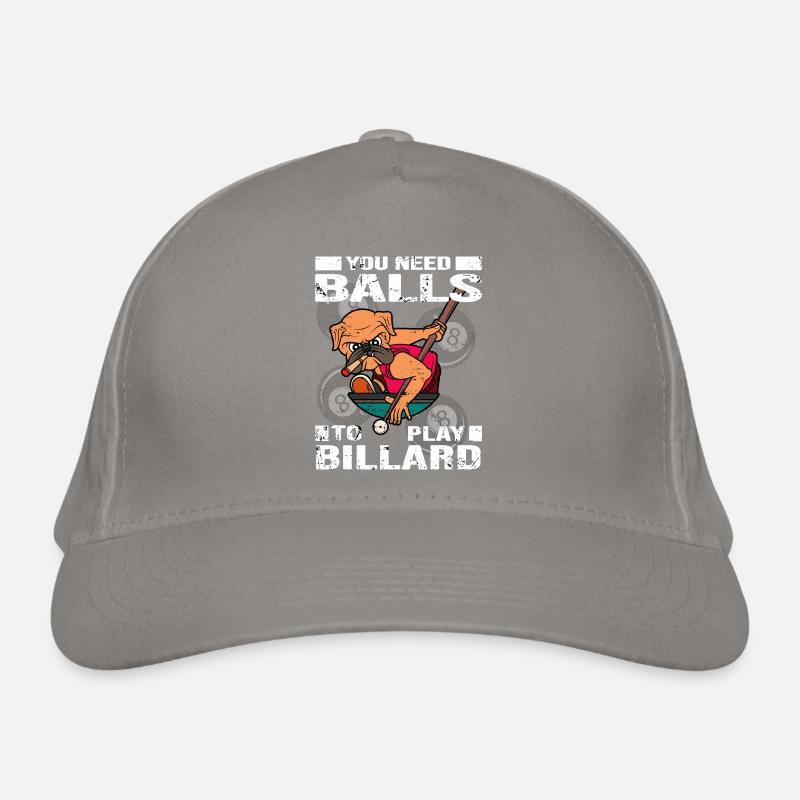 Billiard billiard ball billiard player billiard saying Organic Baseball Cap