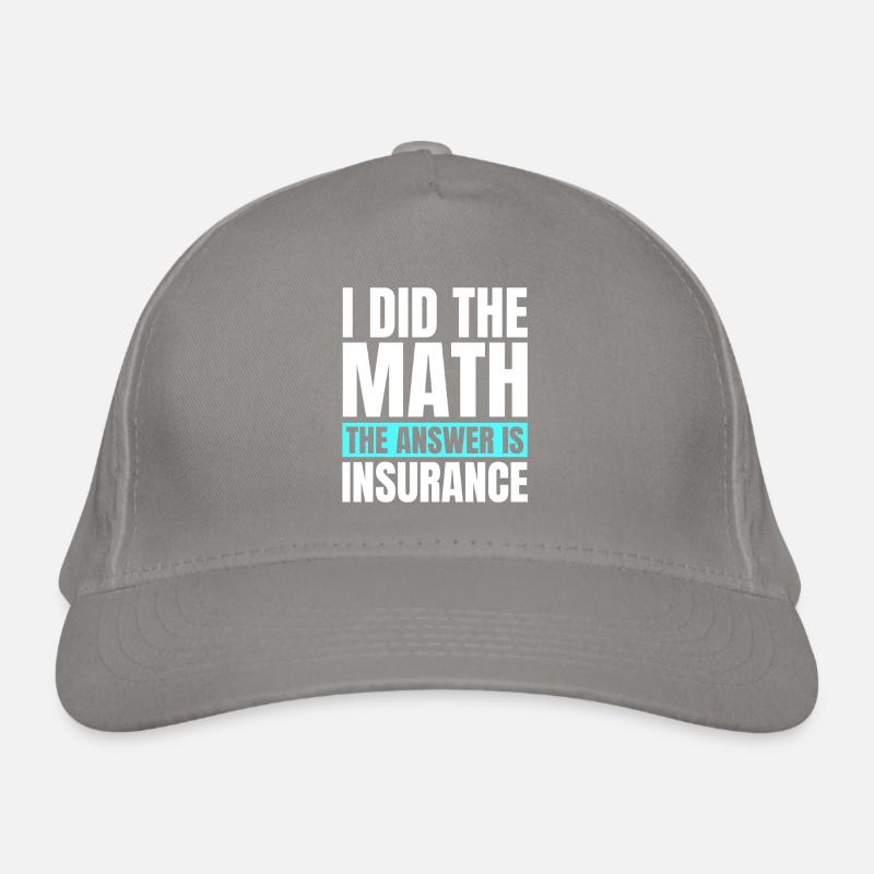Drôle d’agent d’assurance disant Casquette classique bio