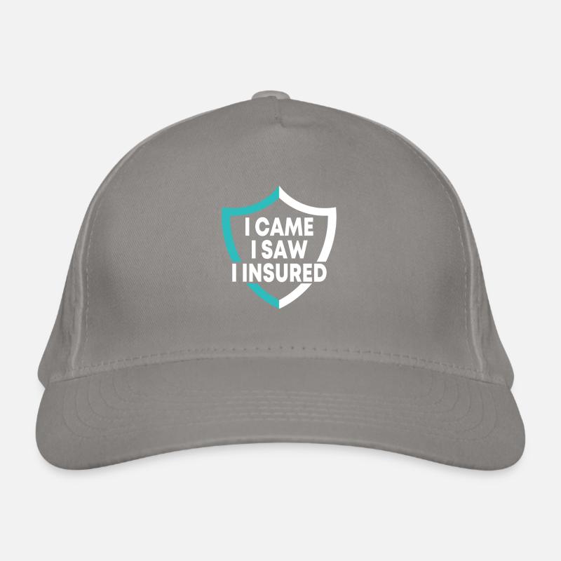Conception de l’agent d’assurance Casquette classique bio