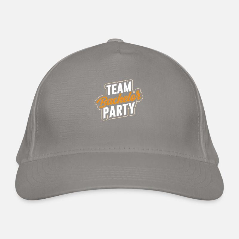 Team Bachelor Party Bachelor Bride Organic Baseball Cap