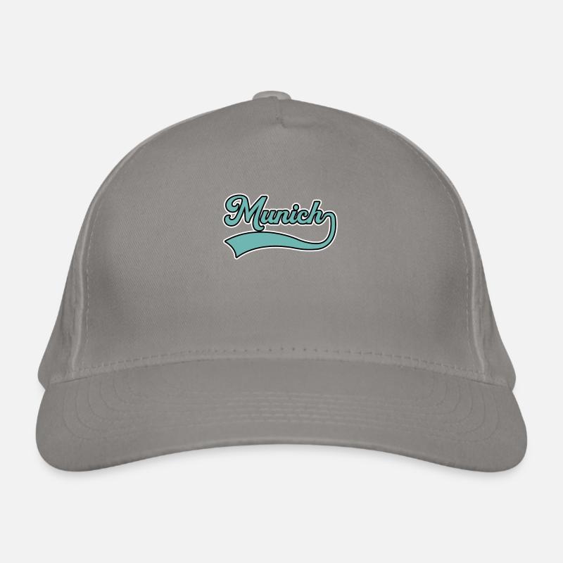 Munich lettering Organic Baseball Cap