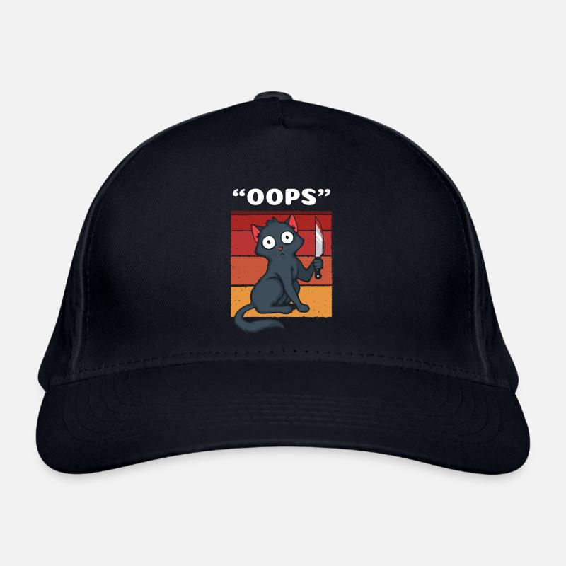 Oups Chat meurtrier Casquette classique bio