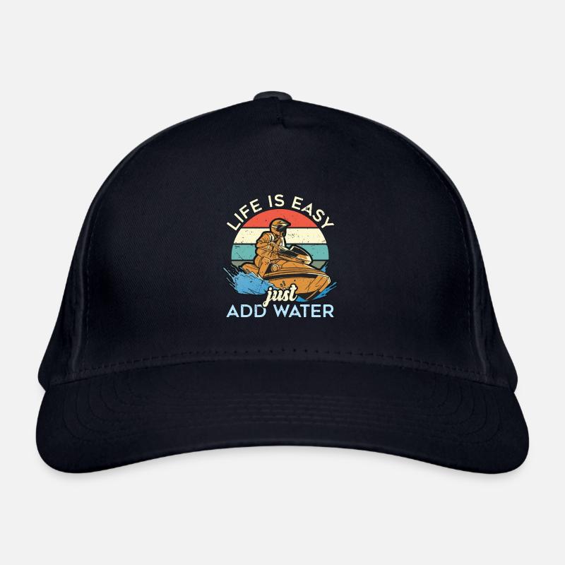 La vie de jet ski est facile Il suffit d’ajouter Jetskis Jet Skier Casquette classique bio