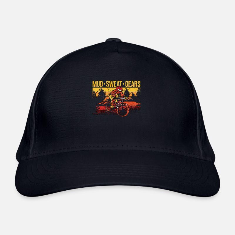 VTT Mud Sweat Gear Aime le cycliste de course Casquette classique bio