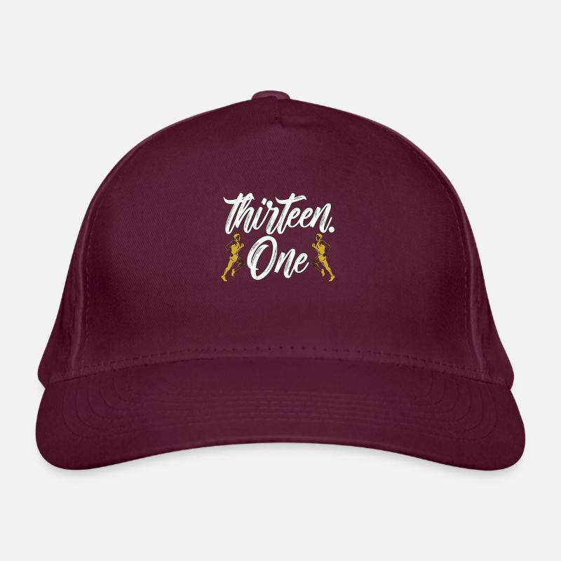 Half Marathon Thirteen One Athletic Marathoner Organic Baseball Cap