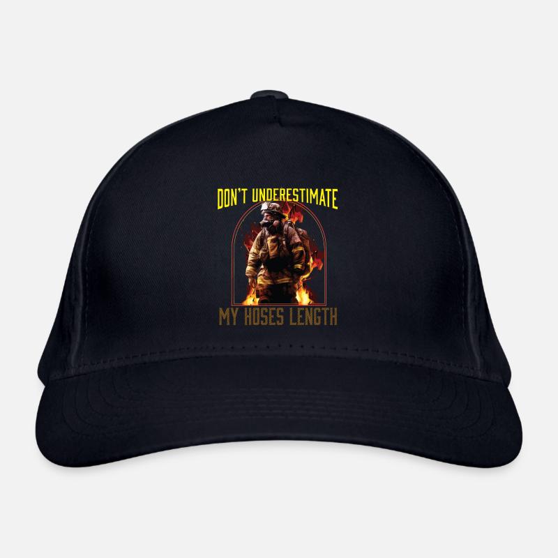 Ne sous-estimez pas la longueur de mes tuyaux de pompier Casquette classique bio