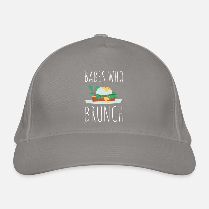 Babes Who Brunch Squat Organic Baseball Cap