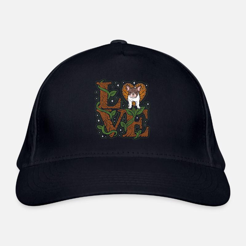 Amour bouledogue français Casquette classique bio