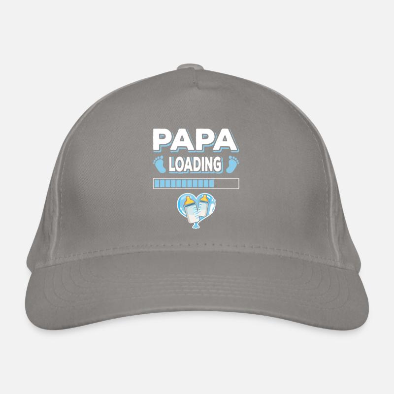 Papa Loading Vater Väter Vatertag Bio-Baseballkappe