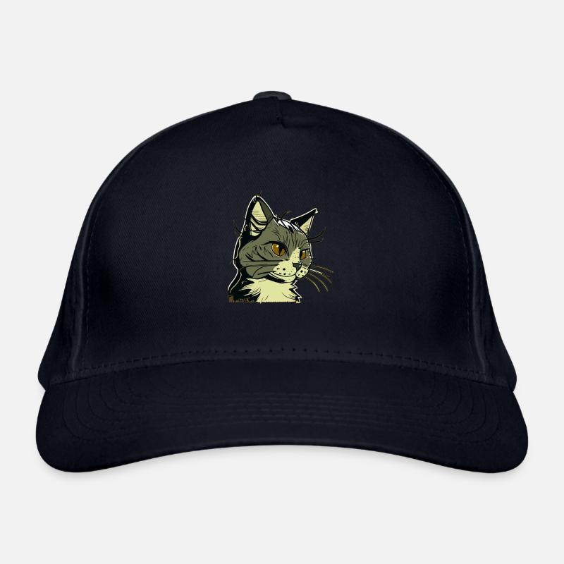 Chat dans le style comique Casquette classique bio
