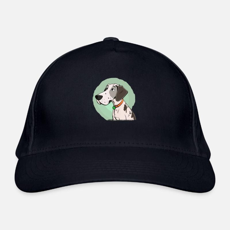 Hund im comic style Bio-Baseballkappe