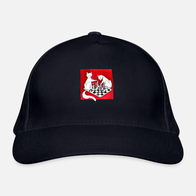 Chess Master Chess Club & 3 Way Chess Game Casquette classique bio