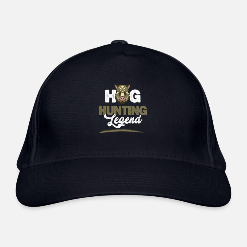 Hog Hunter Schweinejagd Bio-Baseballkappe