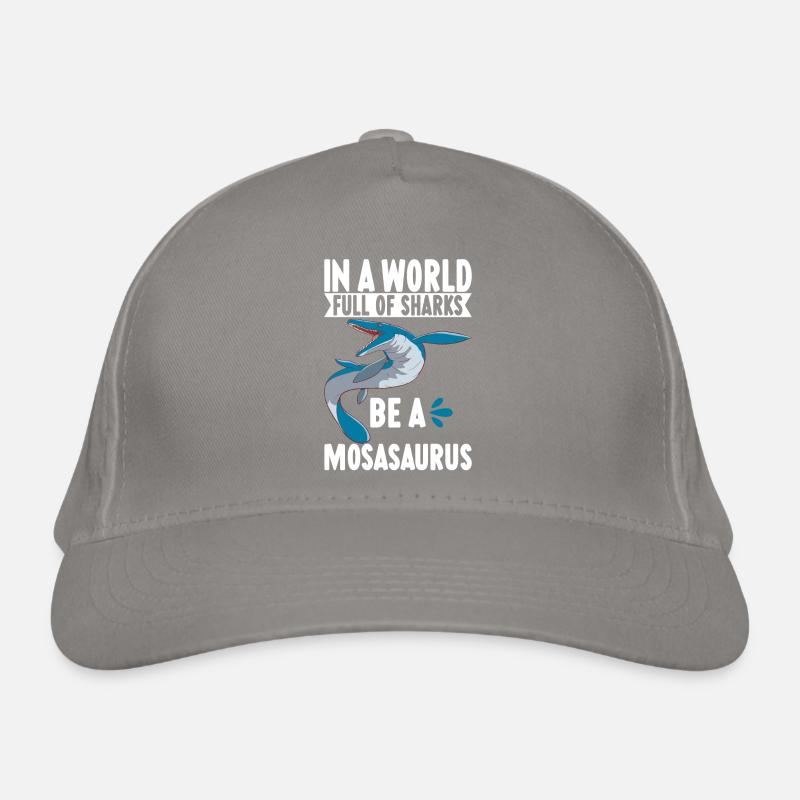 Mosasaurus Dinosaur Organic Baseball Cap