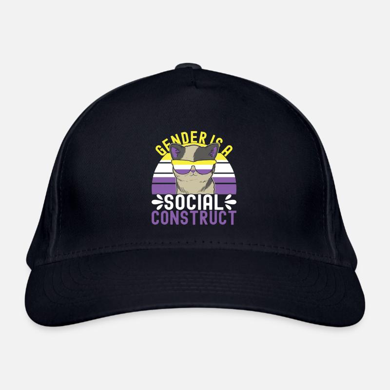 Non Binary Pride Genderqueer Organic Baseball Cap