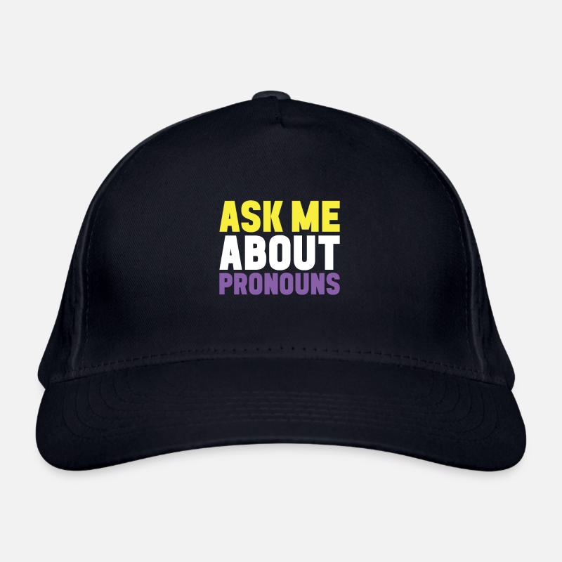 Non Binary Pride Genderqueer Organic Baseball Cap