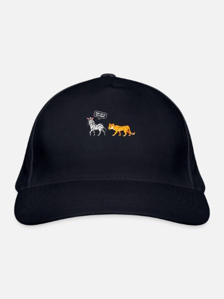Zebra - Bio-Baseballkappe - Navy