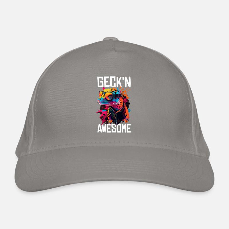 Leopard Gecko Lizard Lover Organic Baseball Cap