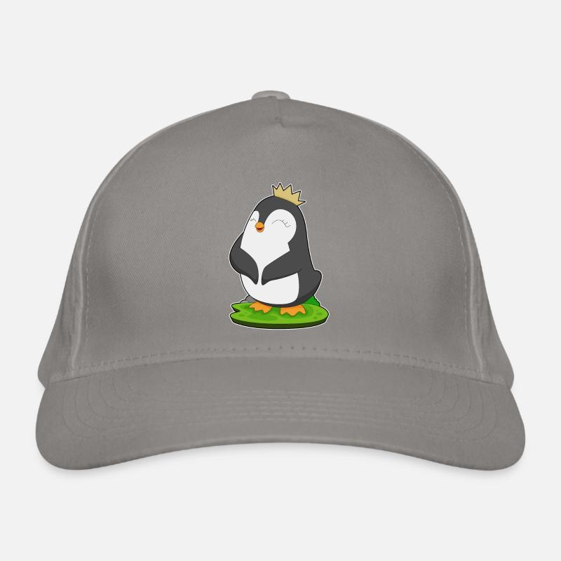 Penguin Queen Crown Organic Baseball Cap