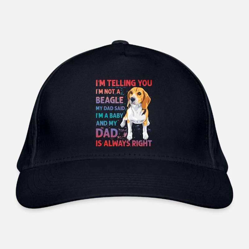Beagle drôle de dicton Casquette classique bio
