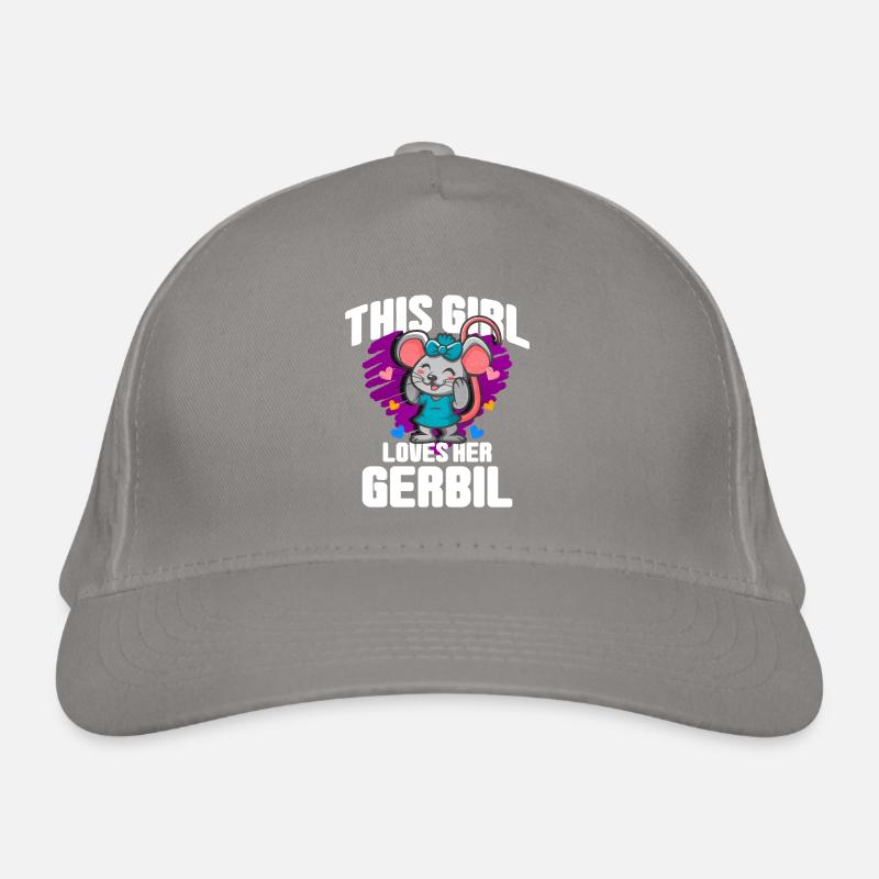 Gerbil Mouse Gift Organic Baseball Cap