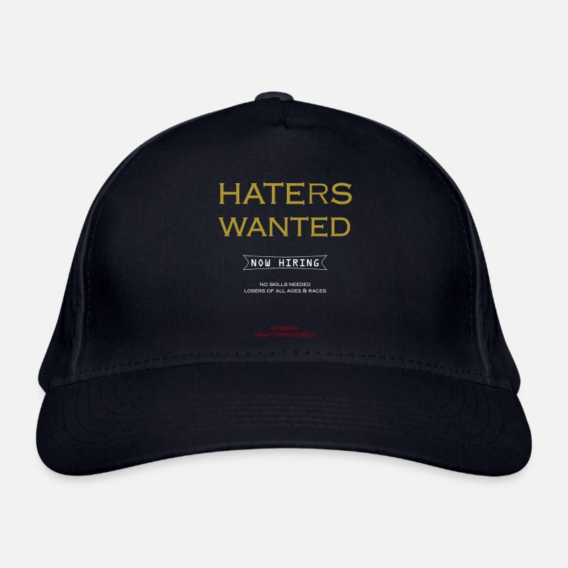 Haters wanted Bio-Baseballkappe