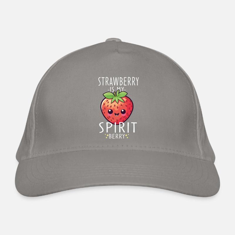 Fraise Kawaii Casquette classique bio