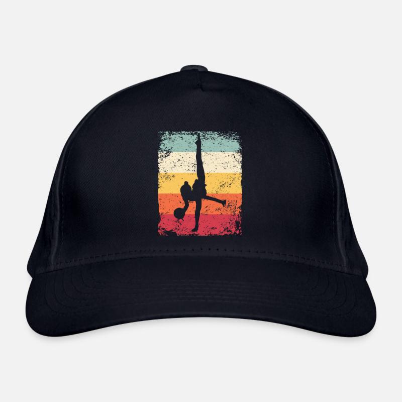 Gym Ball Retro Rhythmic Gymnastics Organic Baseball Cap
