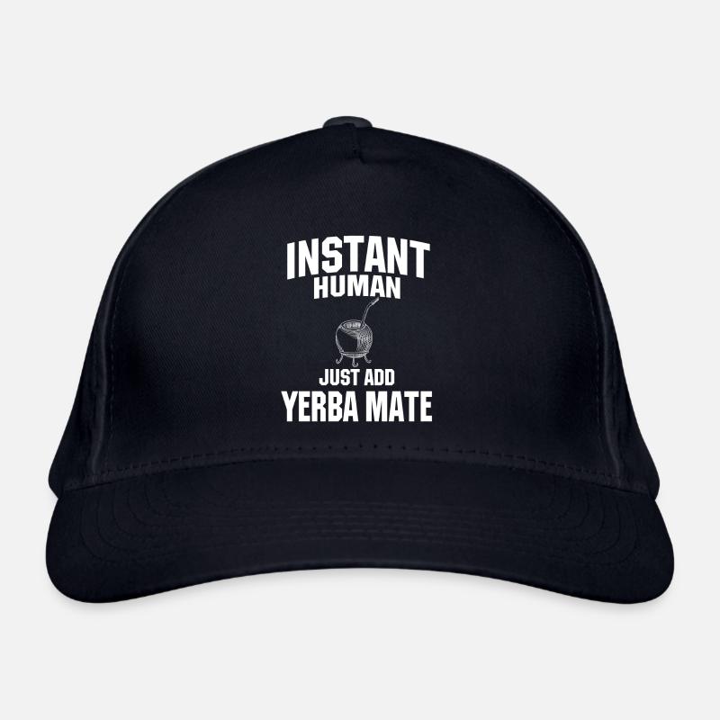 Instant Human: Il suffit d’ajouter yerba mate - Casquette classique bio - marine