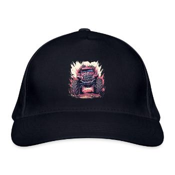Monstertruck - Bio-Baseballkappe - Navy - Vorne