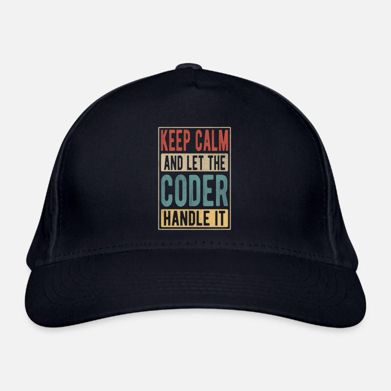 Codierer Retro Geschenk Bio-Baseballkappe