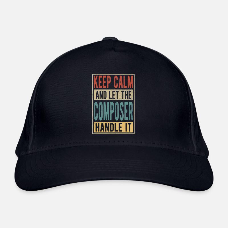 Compositeur Retro Cadeau Casquette classique bio