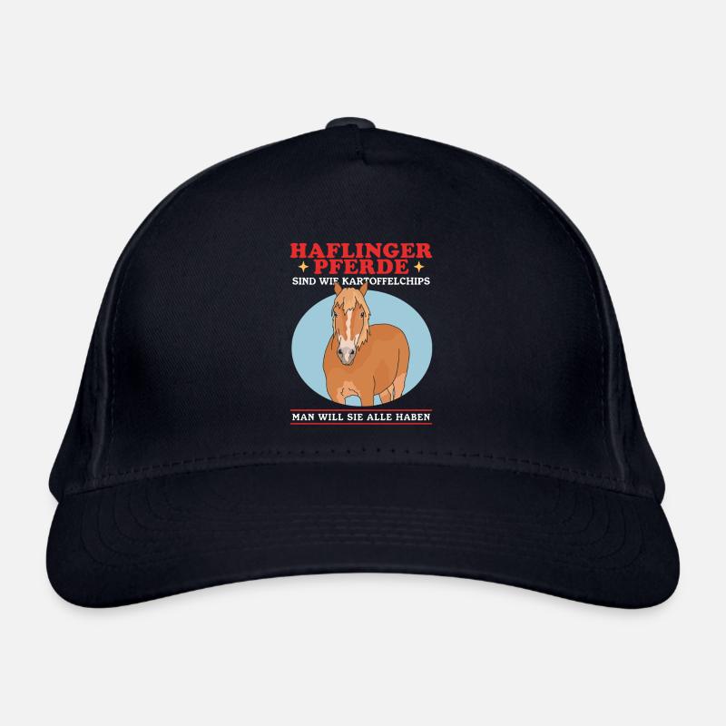 Haflinger Pferd Haffi Pferdebesitzer Geschenk Bio-Baseballkappe