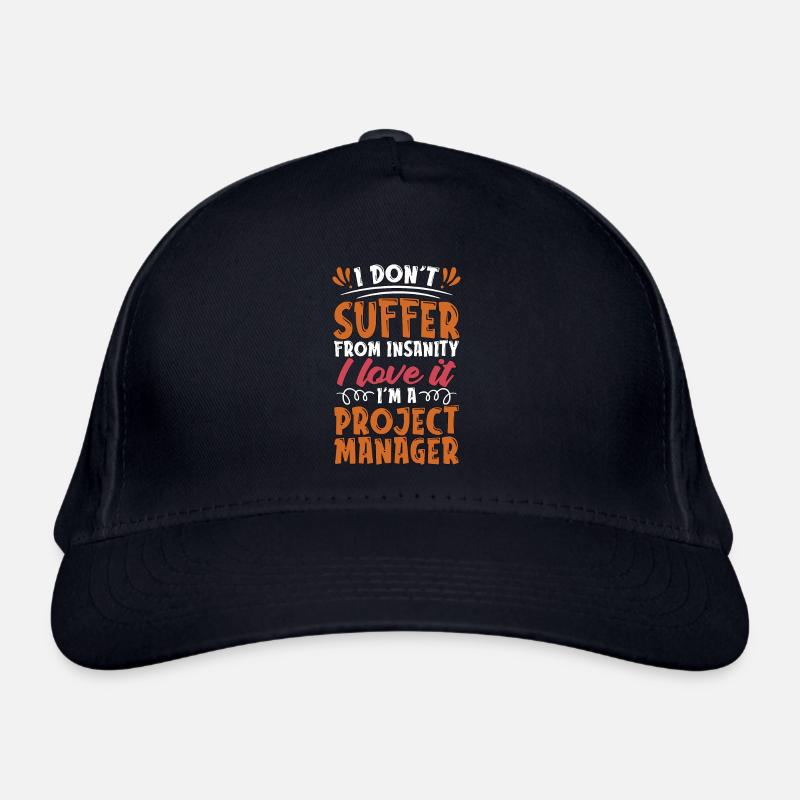 Gestion de projet Je ne souffre pas de chef d’équipe Casquette classique bio