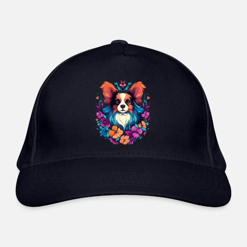 Papillon Chien Cadeau Casquette classique bio