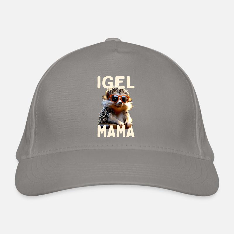 Igel Mama Mom Igelfrau Muttertag Igelmama Igel Mum Bio-Baseballkappe