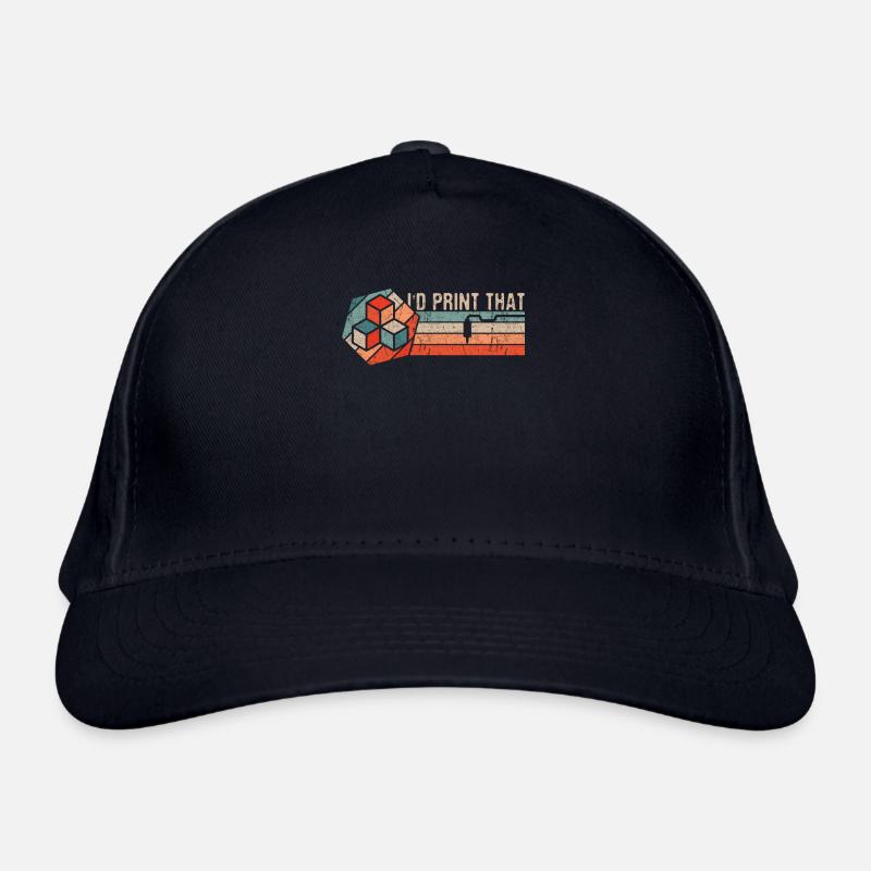 Impression 3D Imprimante 3D Retro Design Slice Print Casquette classique bio