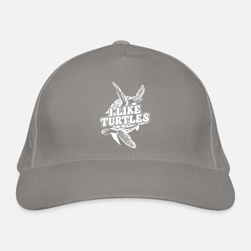 Sea Turtle Tortoise I Like Turtles Organic Baseball Cap