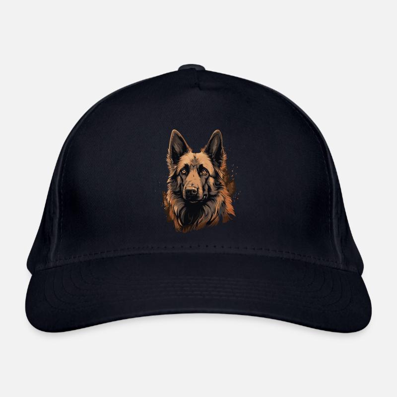 Belgian Shepherd Dog Breed Face Organic Baseball Cap