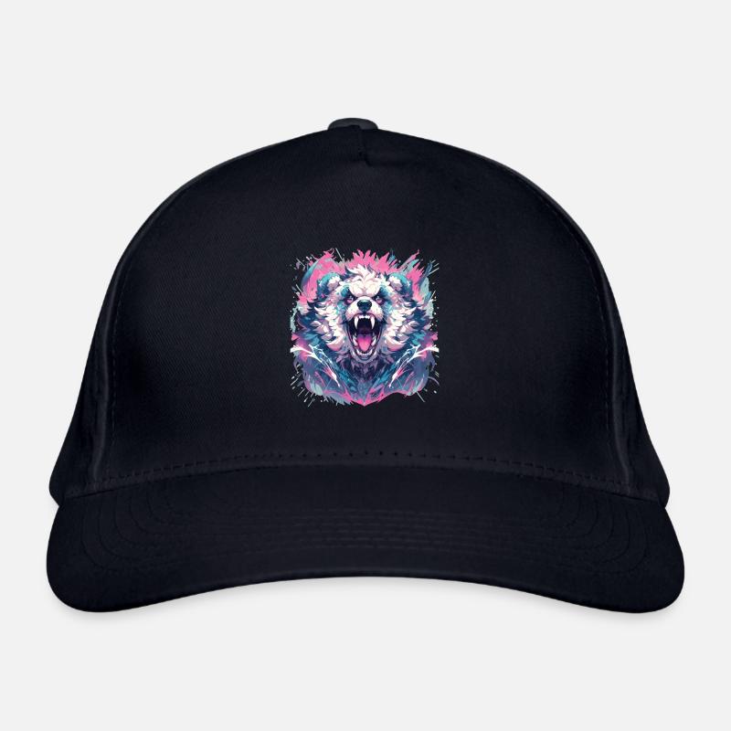 Panda Panda Head Panda Bear Panda Panda Baby Organic Baseball Cap