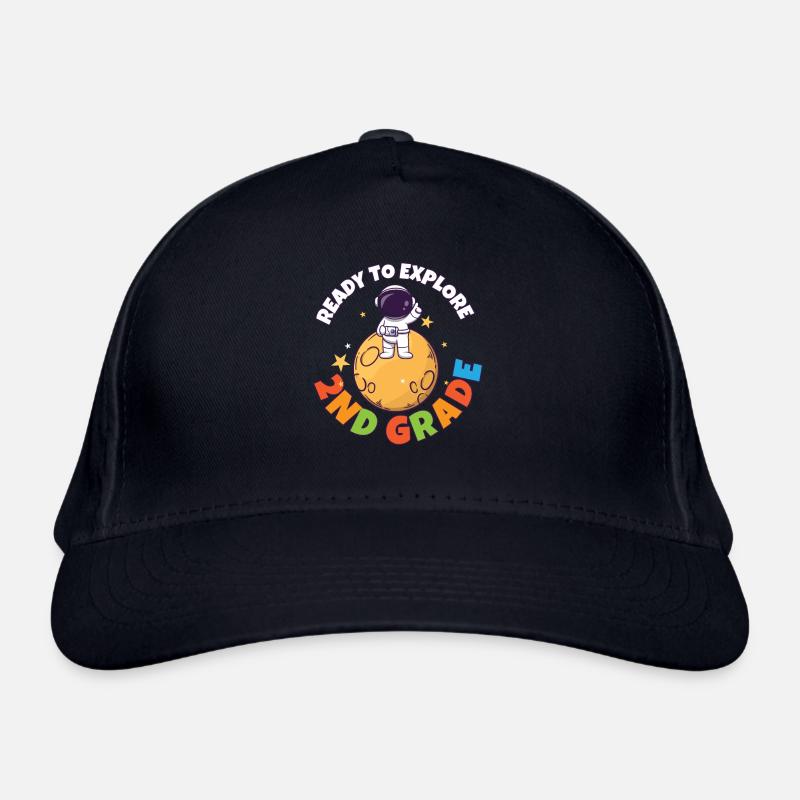 Journée de rentrée scolaire prête à explorer la 2e année Casquette classique bio
