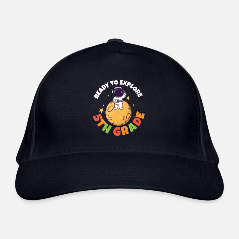 Back To School Day Ready to Explore 5th Grade Organic Baseball Cap