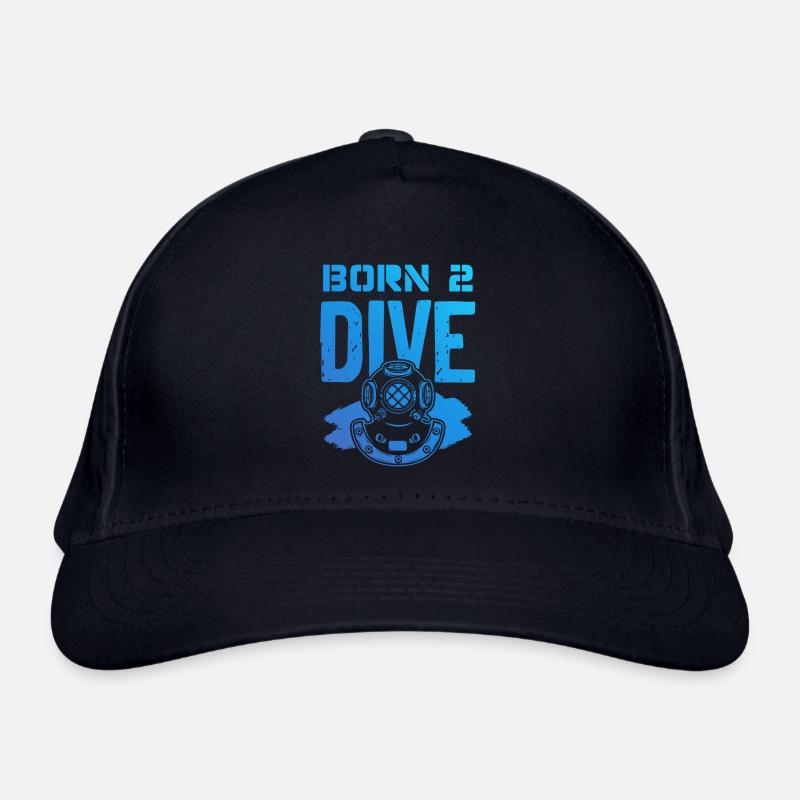 Born to dive Organic Baseball Cap
