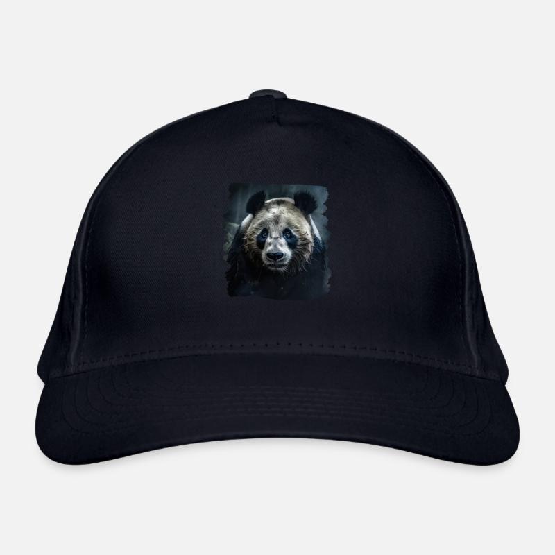 Pandas réaliste Panda Panda géant Casquette classique bio