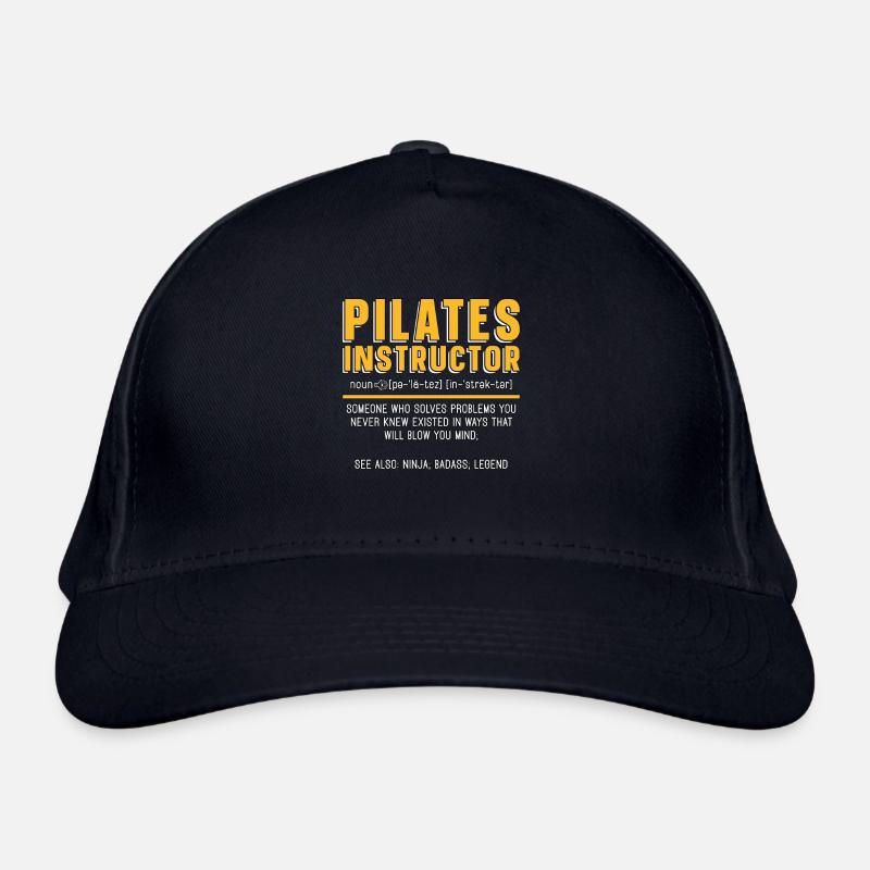 Pilates Instructor Someone Who Solves Meditation Organic Baseball Cap