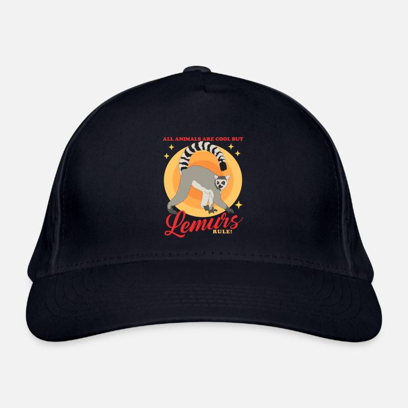 Lemurs Ring-tailed lemur Ringtail Lemure Gift Organic Baseball Cap