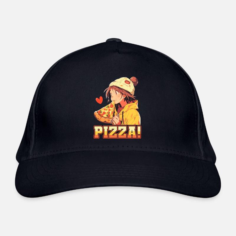 Pizza Lover Junge Mädchen Anime Manga Pizza Bio-Baseballkappe