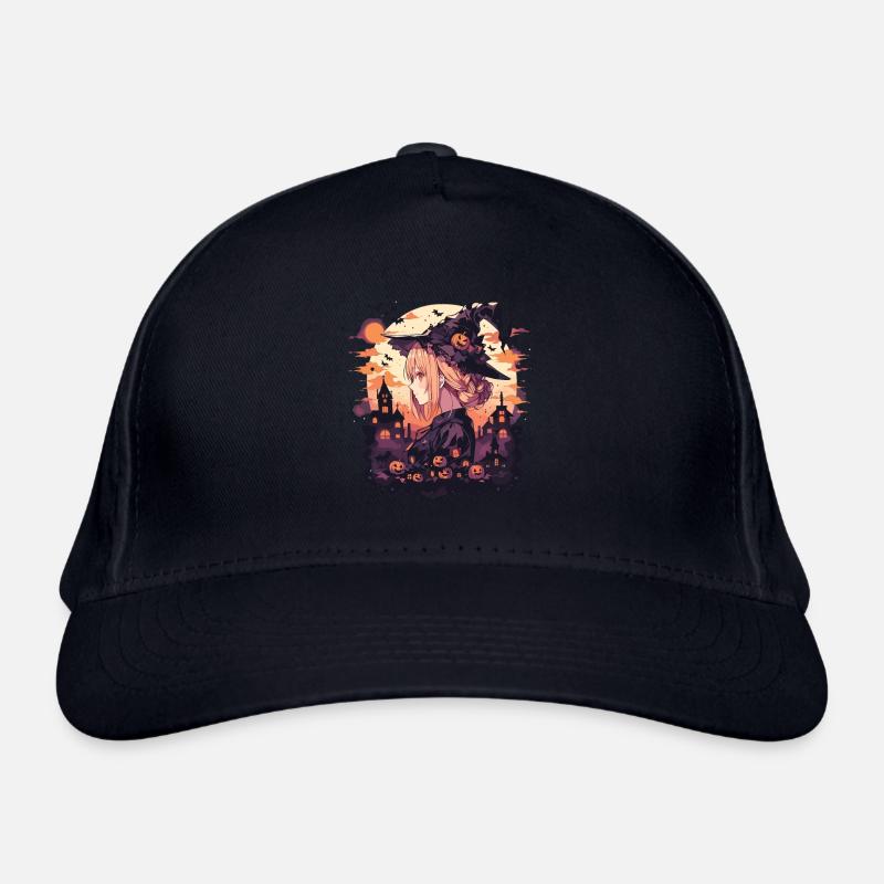 Witch Helloween Witches Outfit Witches Organic Baseball Cap