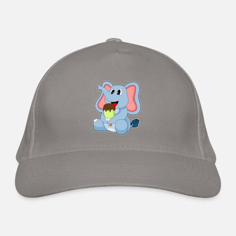 Elephant popsicles Organic Baseball Cap