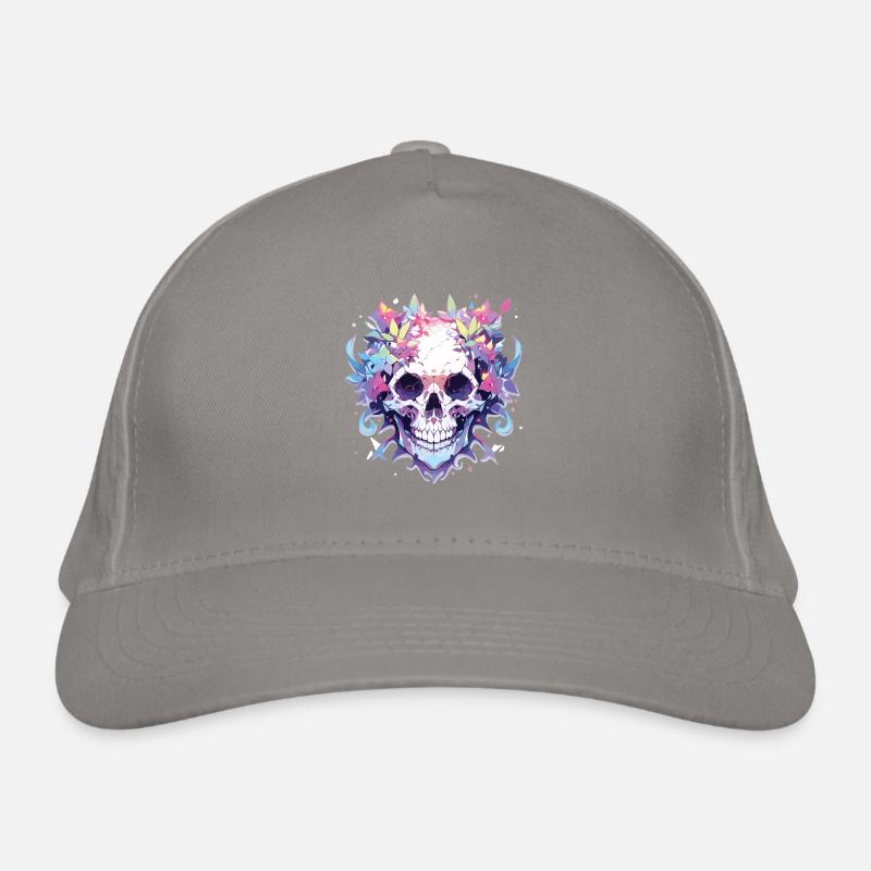 Skull Skull Skull Skeleton Bone Organic Baseball Cap